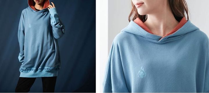 ユニセックスオーバーサイズパーカー「ハデス」