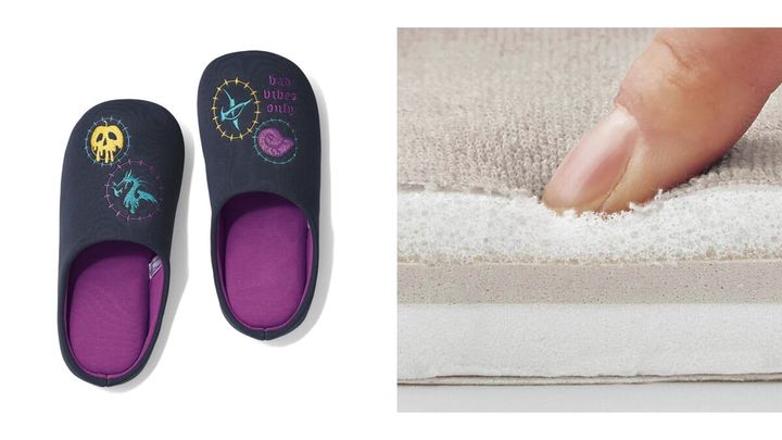 洗えるもっちり低反発ウレタン入り快適スリッパ