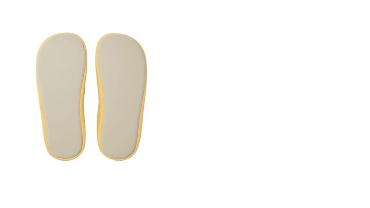 洗えるもっちり低反発ウレタン入り快適スリッパ 裏