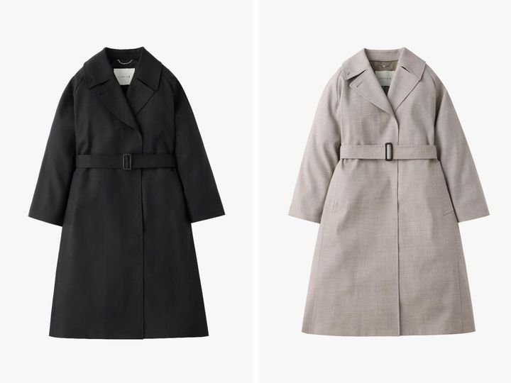 画像: 「BELTED LAGGAN LDS」各￥198,000 出典：マッキントッシュ