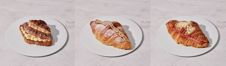 「コルネッティ ティラミス」、「コルネッティ モンブラン」（季節限定）、「コルネッティ ハムチーズ」680円