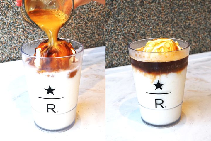 「スターバックス リザーブ® エスプレッソ アフォガート フラペチーノ®」880円