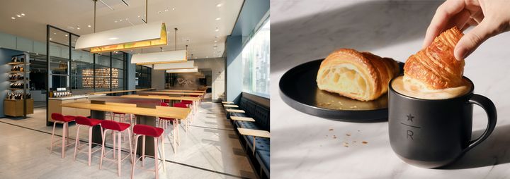 「スターバックス リザーブ® カフェ 新宿マルイ本館2階店」内観とおすすめメニュー