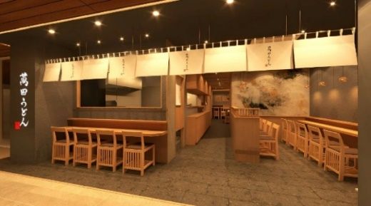 萬田うどんワンビル店・外観