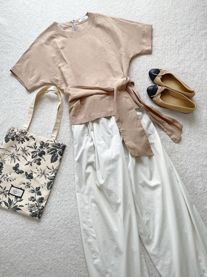 ベージュコーデ