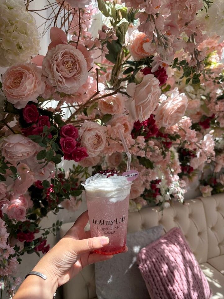 ハグマイリップ×Ginger Garden AOYAMA ドリンク