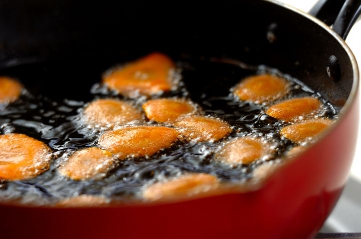 ニンジンチップスの作り方1