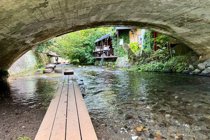 源兵衛川のせせらぎとアンティーク空間に癒やされて。三島「ディレッタントカフェとワルツ」で優雅なランチを