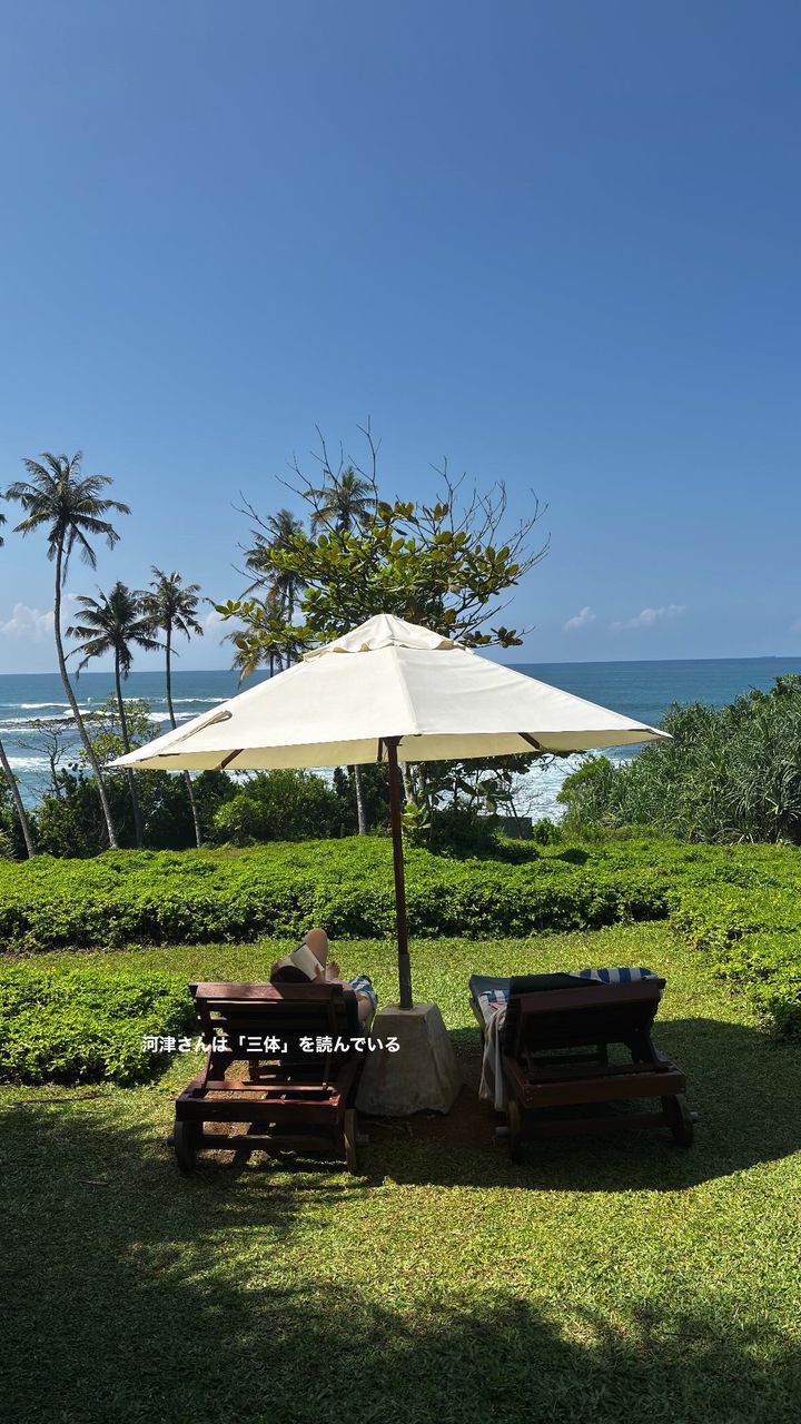 ここでの読書タイムが至福でした。