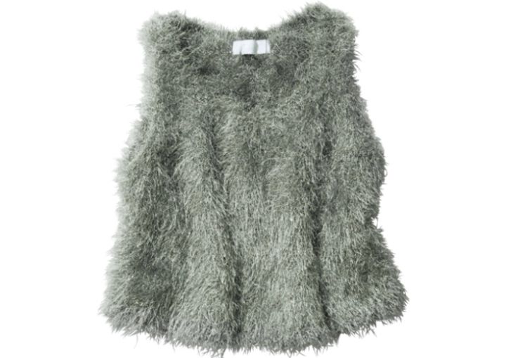 ラメシャギーニット