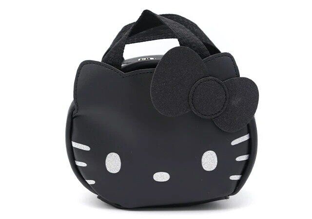 HELLO KITTY × BRILMY 中身が見えて時短がかなう ズボラに優しいコスメポーチ BOOK BLACK ver．