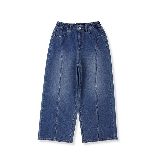 しまむらぷーさんコラボのコクーンデニムパンツ