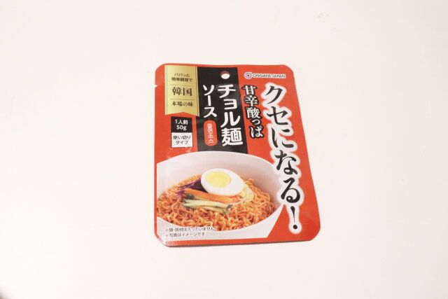 チョル麺ソース パッケージ