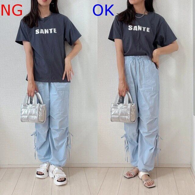 プルオンワイドパンツNG＆OKコーデ