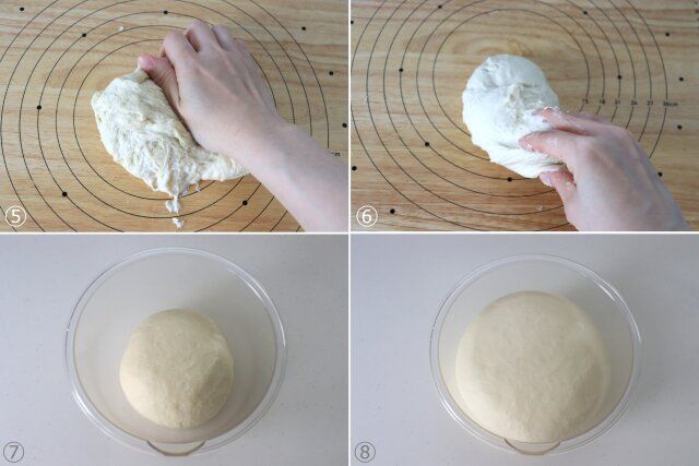 パン生地を作る 捏ねて発酵させる