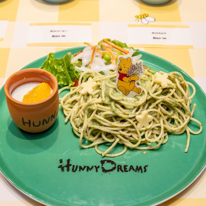 花咲く丘のほうれん草のクリームパスタ2