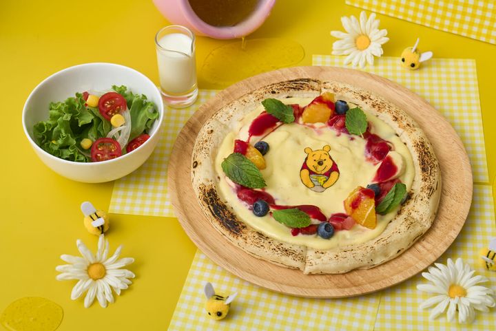 くいしんぼうのフルーツピザセット