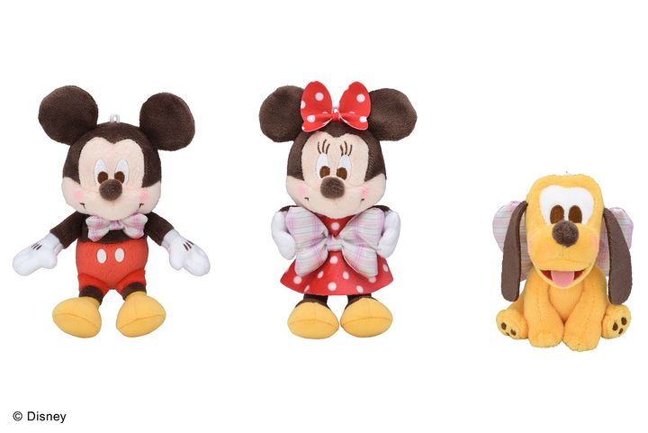 ミッキー＆ミニー＆プルート 赤いほっぺ マスコット ～ワン！ダフルギフト～