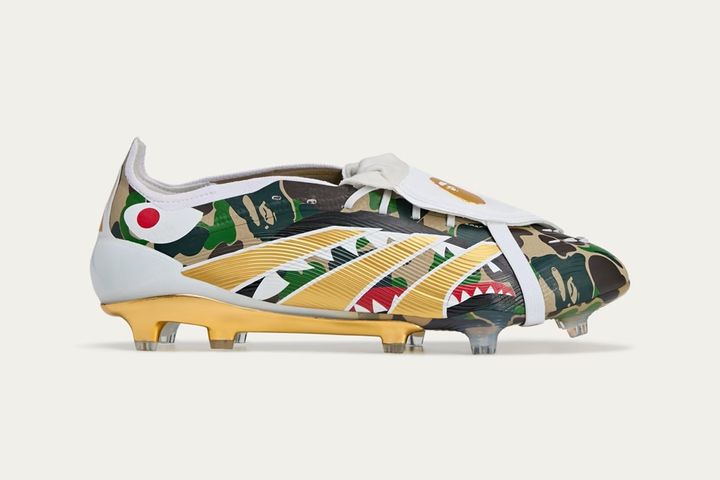 adidas×BAPEの最強コラボ「サッカースパイク」登場！久保建英が日本代表で『F50』を着用中…9月6日発売