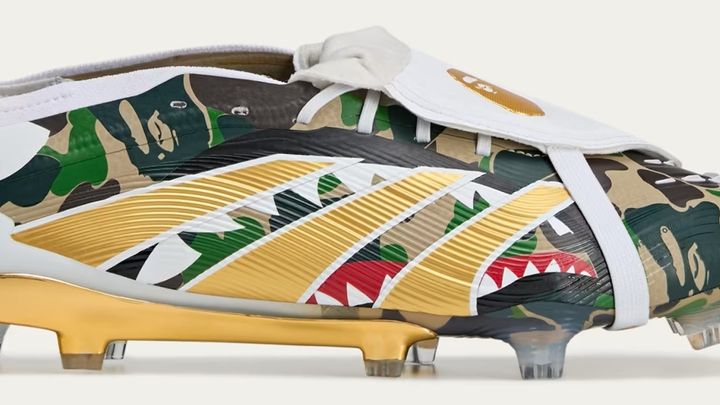 adidas×BAPEの最強コラボ「サッカースパイク」登場！久保建英が日本代表で『F50』を着用中…9月6日発売