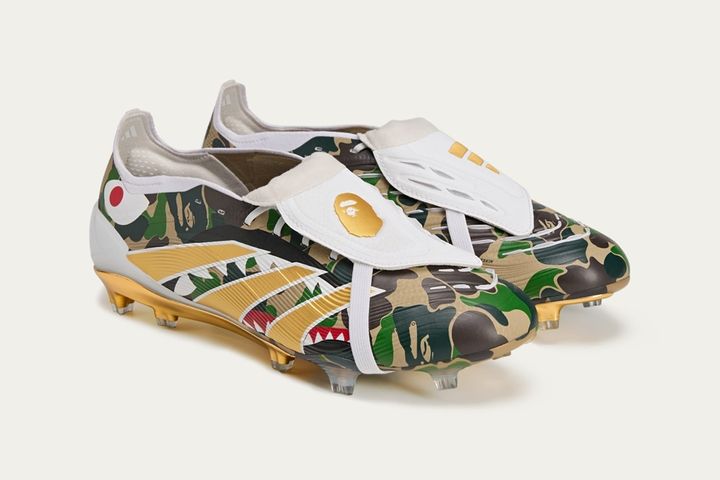 adidas×BAPEの最強コラボ「サッカースパイク」登場！久保建英が日本代表で『F50』を着用中…9月6日発売