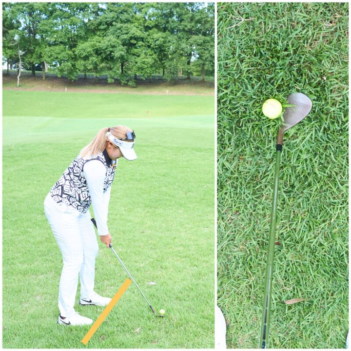 女子プロ、“ラフからの打ち方”を解説！ゆるみにくい準備が大切