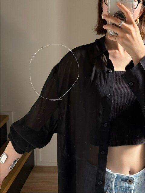 肩の切り替えが結構目立つ