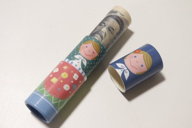 ポチケース筒形マトリョーシカ 使用例