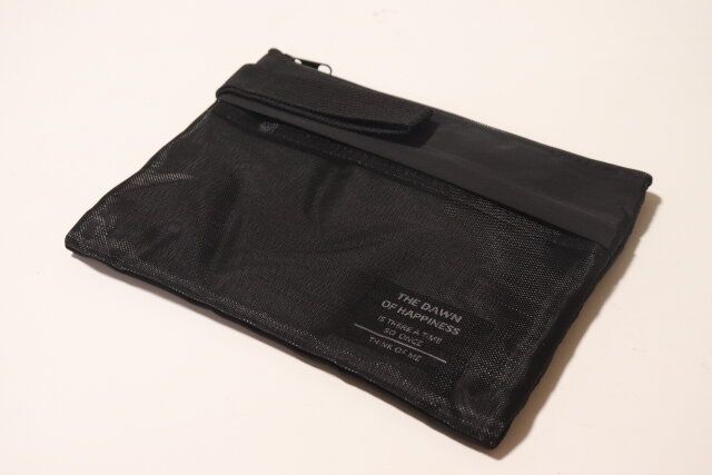 中わたメッシュフラットポーチ デザイン