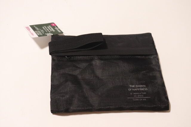 中わたメッシュフラットポーチ