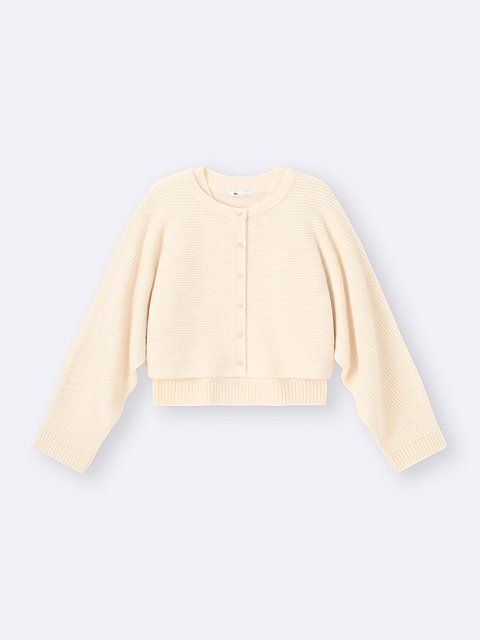 GUのパフニット2ピースカーディガン