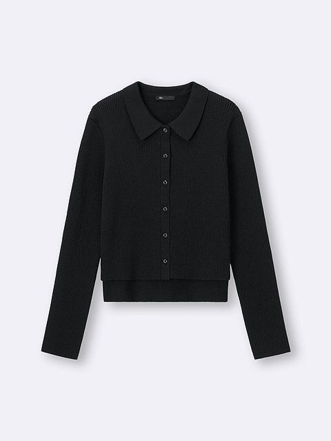 GUの2ピースリブニットポロシャツ