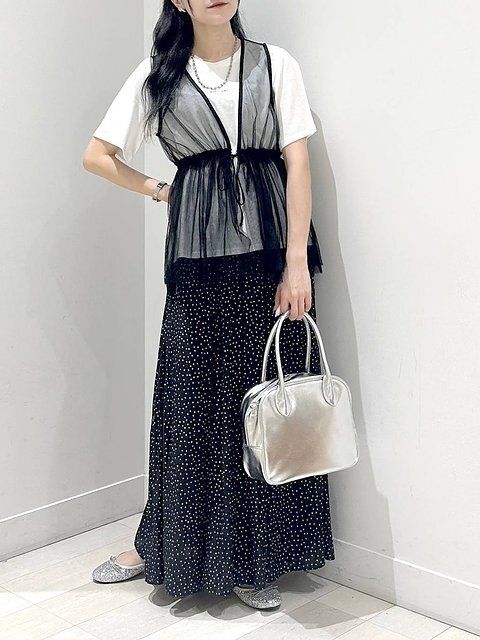 白Tシャツコーデ4