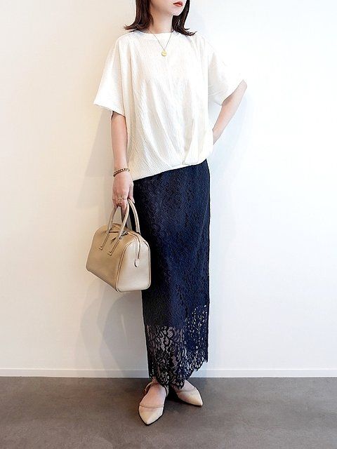 白Tシャツコーデ1