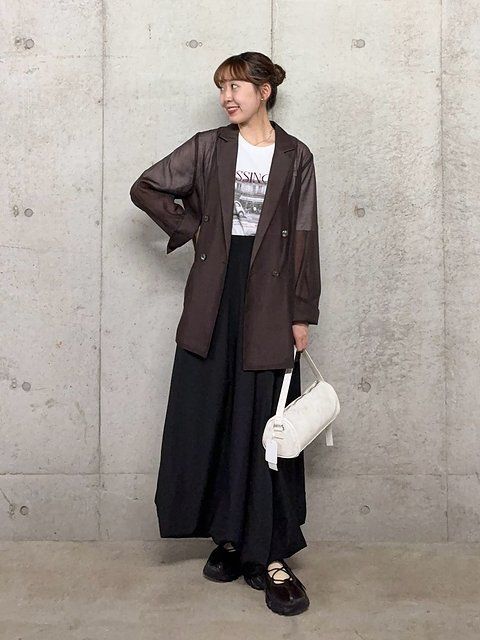 白Tシャツコーデ5