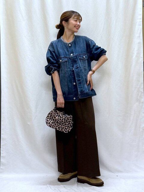 2025グローバルワーク秋アウター軽やかGOODデニムジャケット