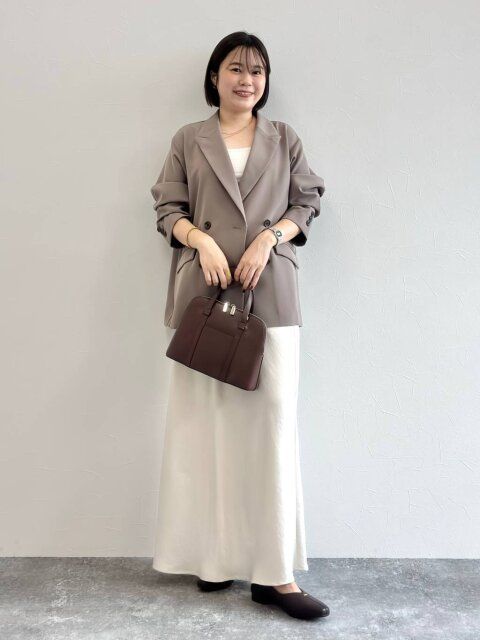 2025グローバルワーク秋アウターウツクシルエットWクロスジャケット