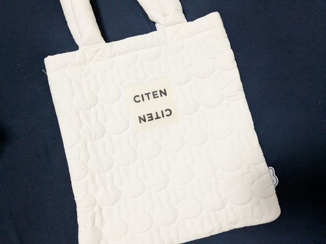 CITEN×miffyトート本体の全体像（正面）