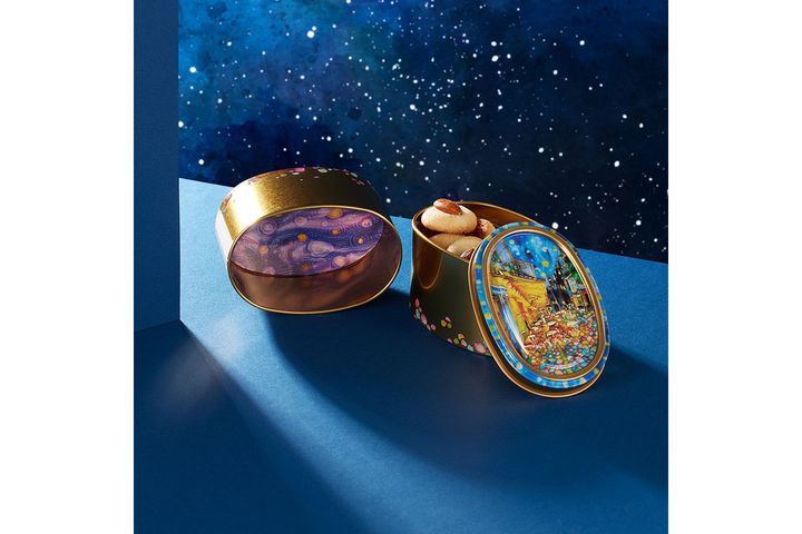 ゴッホの世界観を缶の内側まで表現した美しいお菓子缶が登場