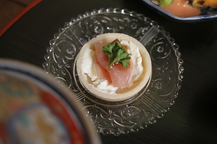 「生ハムチーズ ～いちじくジャムがけ～」