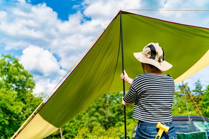 タープ 張り 方