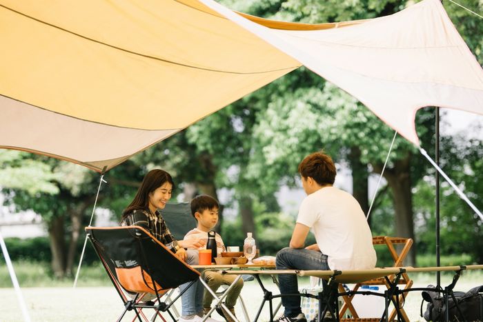 タープ 張り 方