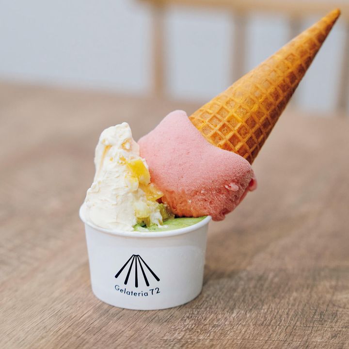 宮崎〈ジェラテリア72〉エクストラトリプル