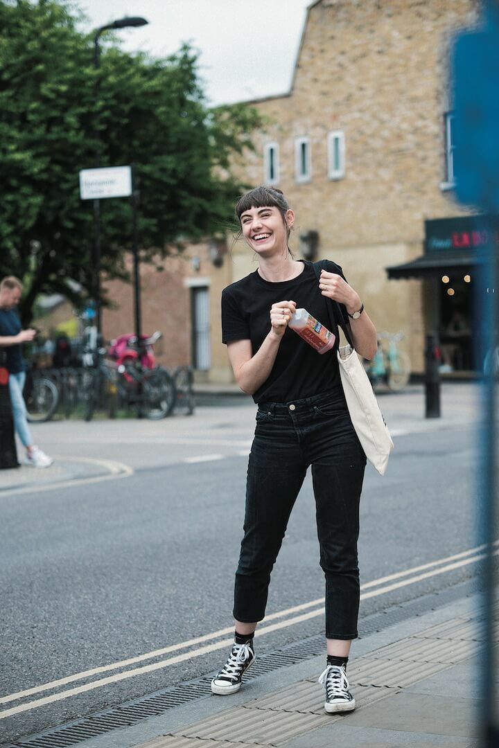 ブラックのアイテムを取り入れたコーデが続々登場！【ロンドンガールの一週間コーデ】