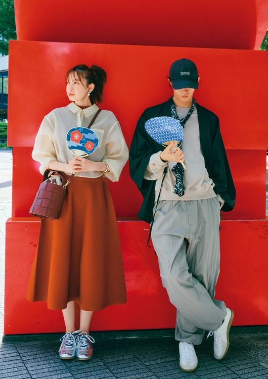 着映え力抜群な休日ワンピコーデ