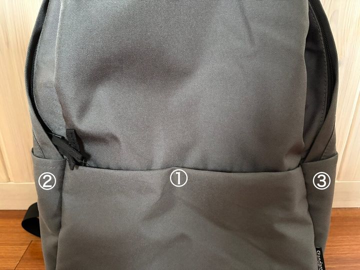 Standard Products 取り出しやすいリュック グレー