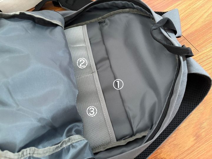 Standard Products 取り出しやすいリュック グレー