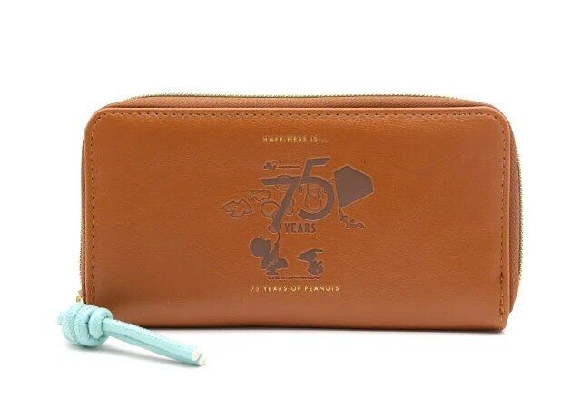 SNOOPY 高機能！ 小さな長財布 BOOK BROWN 75th Anniversary Limited Edition
