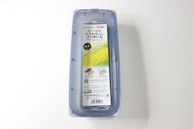ダイソー 電子レンジ調理器 とうもろこし・さつまいも CGR パッケージ