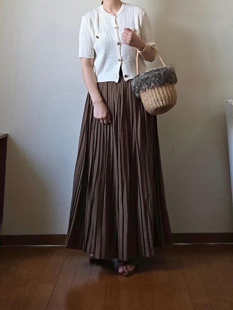 カーディガンコーデ1